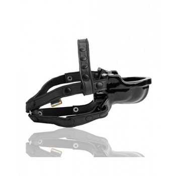 Watersport Strap On Piss Gag Black