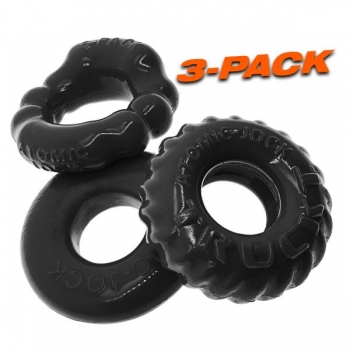 Bonemaker 3-Pack C-Ring Set - Black