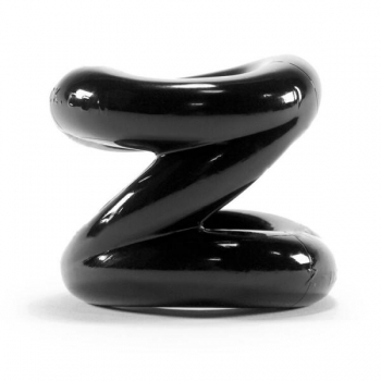 Z Balls Z-Shaped Ballstretcher Cockring - Black