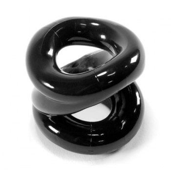 Z Balls Z-Shaped Ballstretcher Cockring - Black