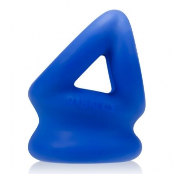 Oxballs Tri Squeeze Cocksling Ball Stretcher - Blue