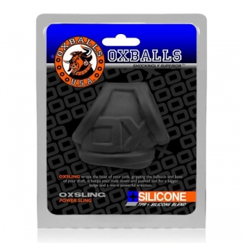 Oxsling Cocksling Silicone TPR Blend Black Ice