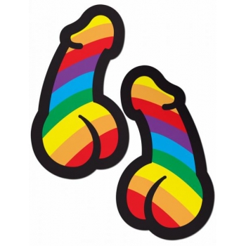 Pastease Rainbow Pride Dick Pasties