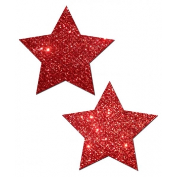 Pastease Rockstar Red Glitter Pasties