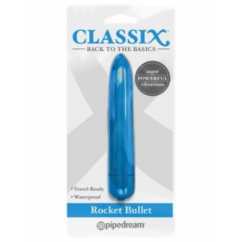 Classix Rocket Bullet Vibrator - Blue