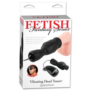 Vibrating Head Teaser with 7 Functions - Black