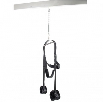 Fetish Fantasy Spinning Fantasy Swing – Black