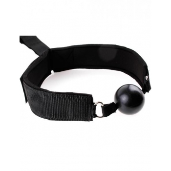 Fetish Fantasy Ball Gag & Wrist Restraint Set