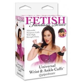 Fetish Fantasy Universal Wrist & Ankle Cuffs - Complete Bondage Set