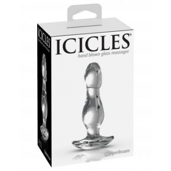 Icicles No 72 Clear Glass Massager