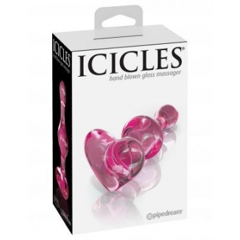 Icicles No 75 Pink Glass Massager