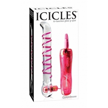 Icicles No 4 Glass Massager Clear