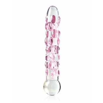 Icicles No. 7 Hand-Blown Glass Wand Massager