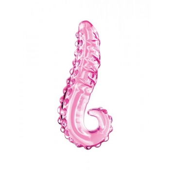 Icicles No 24 Glass Dong 6 Inches - Pink