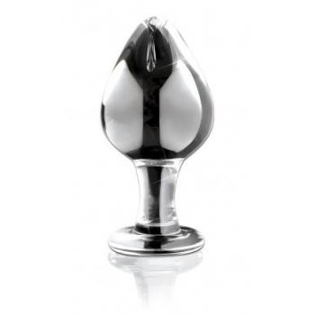 Icicles No 25 Glass Anal Plug Clear