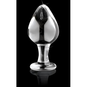 Icicles No 25 Glass Anal Plug Clear