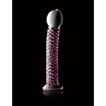 Icicles No 53 Glass Massagers Pink Wand