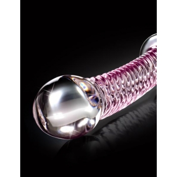 Icicles No 53 Glass Massagers Pink Wand