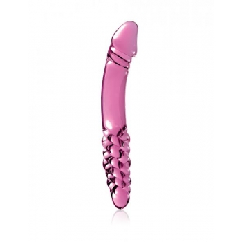 Icicles No 57 Glass Double Dildo Pink