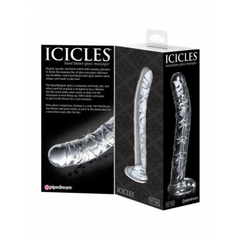 Icicles No 60 Glass G-Spot Dong - Clear