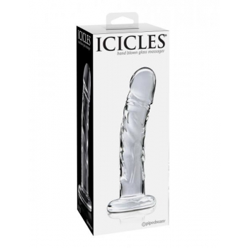 Icicles No. 62 Clear Glass Dildo