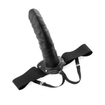 Fetish Fantasy 8 inches Hollow Strap On Black