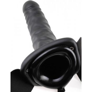 Fetish Fantasy 8 inches Hollow Strap On Black