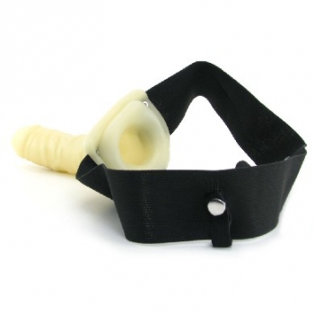 Fetish Fantasy Vibrating Hollow Strap-On Glow in the Dark