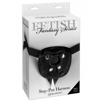 Fetish Fantasy Stay Put Harness – Black O/S