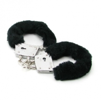 Beginner's Furry Cuffs - Black