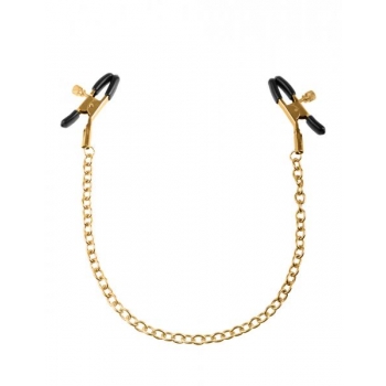 Fetish Fantasy Gold Chain Nipple Clamps