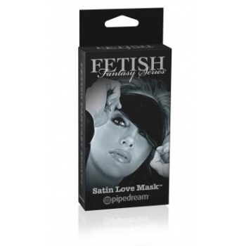 Limited Edition Satin Love Mask Black O/S