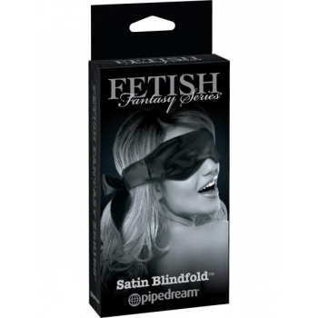 Fetish Fantasy Black Satin Blindfold OS