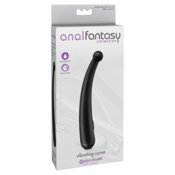 Anal Fantasy Vibrating Curve Probe Black