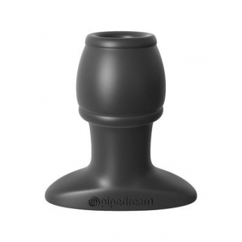 Open Wide Tunnel Plug - Black Silicone