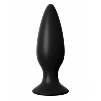 Anal Fantasy Elite Large Rechargeable Anal Plug - Black