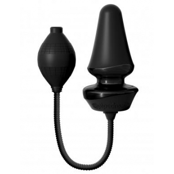 Anal Fantasy Elite Inflatable Silicone Butt Plug Black