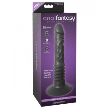 Anal Fantasy Elite Vibrating Ass F*cker - Black