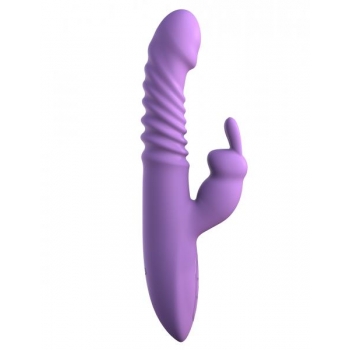 Fantasy For Her Ultimate Thrusting Rabbit Vibrator: Purple