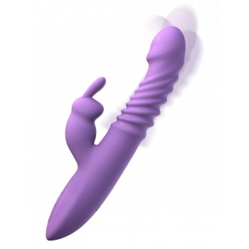 Fantasy For Her Ultimate Thrusting Rabbit Vibrator: Purple