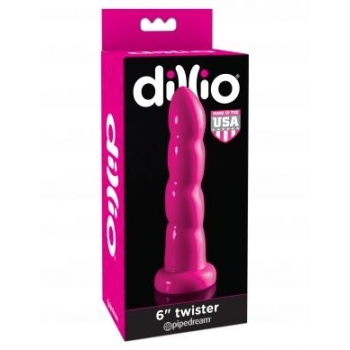 Dillio 6 inches Twister Pink Dildo