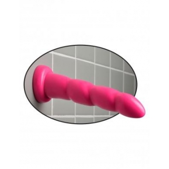 Dillio 6 inches Twister Pink Dildo