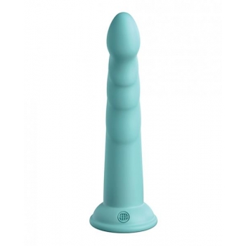 Dillio Platinum Slim Seven - 7-inch Teal Dildo