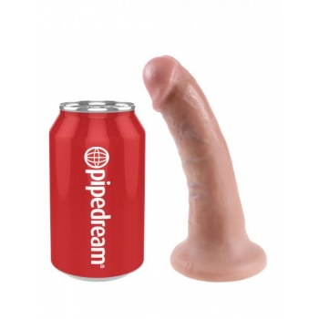 King Cock 6 Inches Dildo Beige