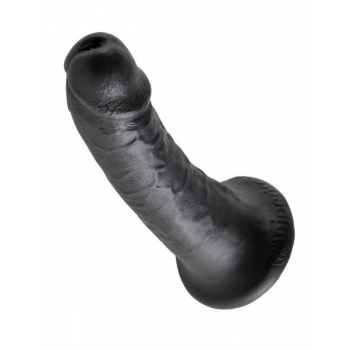 King Cock 6 Inches Cock Black