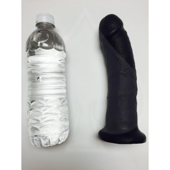 King Cock 8 Inch Dildo - Black