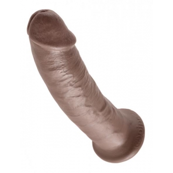 King Cock 9 Inch Dildo - Brown