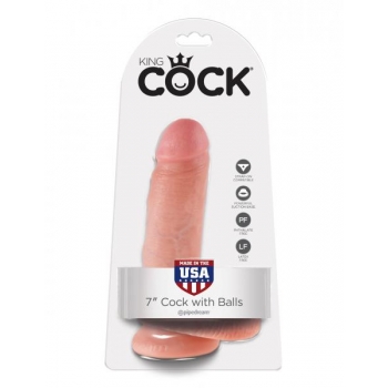 King Cock 7 Inches Cock Balls