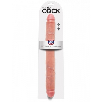 Thick Double Dildo 16 inch - Beige