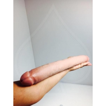 Thick Double Dildo 16 inch - Beige